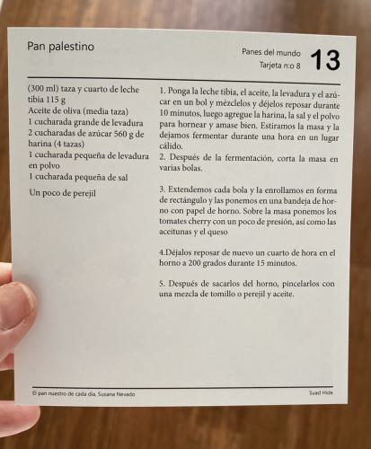 El pan nuestro de cada día 2022